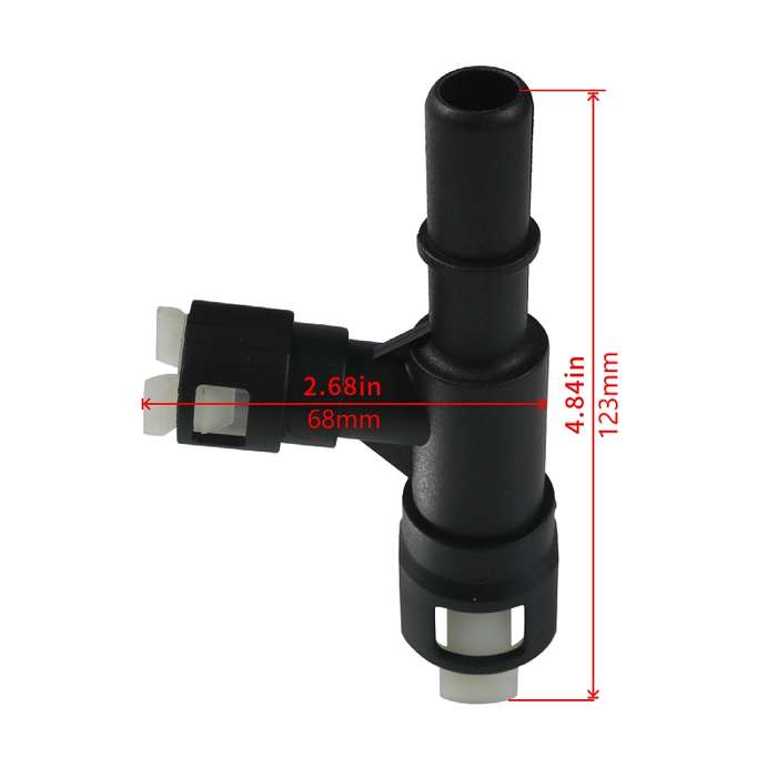 2pcs / Set For Cadillac Car Heater Hose Connector 15055343(White)