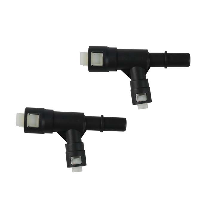 2pcs / Set For Cadillac Car Heater Hose Connector 15055343(White)