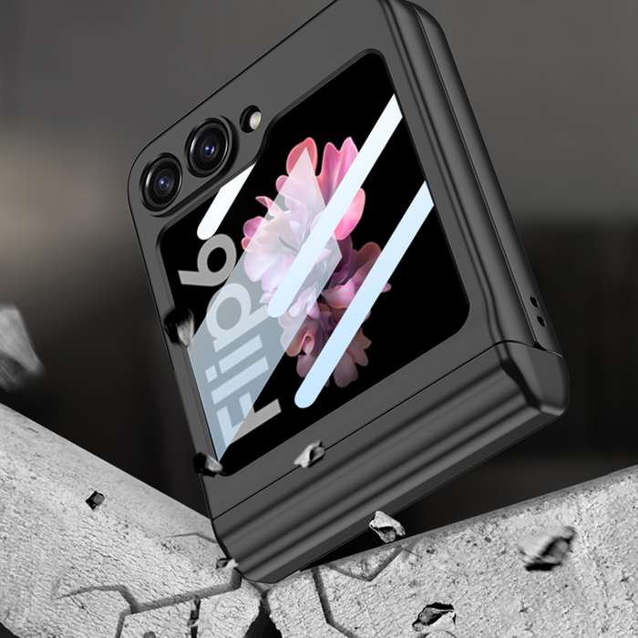 For Samsung Galaxy Z Flip6 GKK Integrated Magnetic Full Coverage Flip Phone Case with Pen Box+P