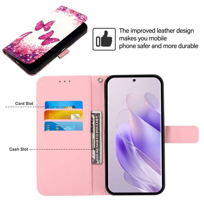 For Itel S17 / Vision 3 3D Painting Horizontal Flip Leather Phone Case(Rose Butterfly)