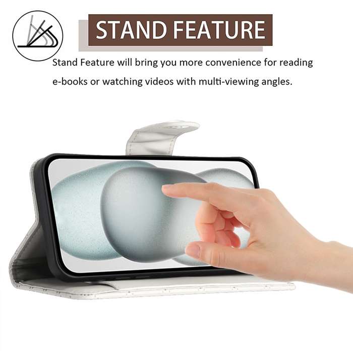 For vivo iQOO U1x / Y11s / Y12s / Y12a Rhombic Texture Flip Leather Phone Case with Lanyard(Whi