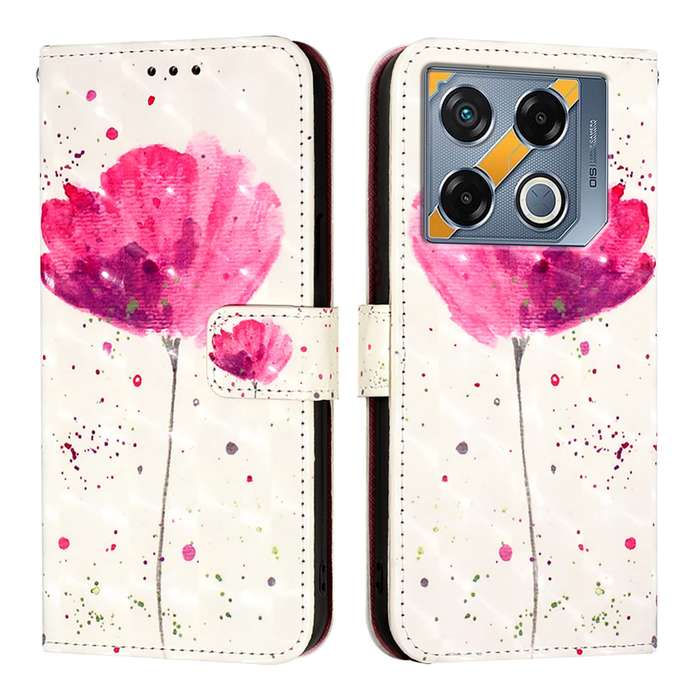 For Infinix GT 20 Pro 3D Painting Horizontal Flip Leather Phone Case(Flower)