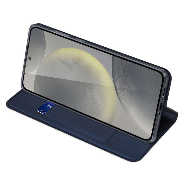 For Samsung Galaxy S24 FE 5G DUX DUCIS Skin Pro Series Flip Leather Phone Case(Blue)