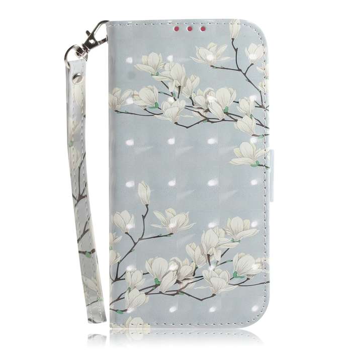 For Samsung Galaxy S24 FE 5G 3D Colored Horizontal Flip Leather Phone Case(Magnolia)
