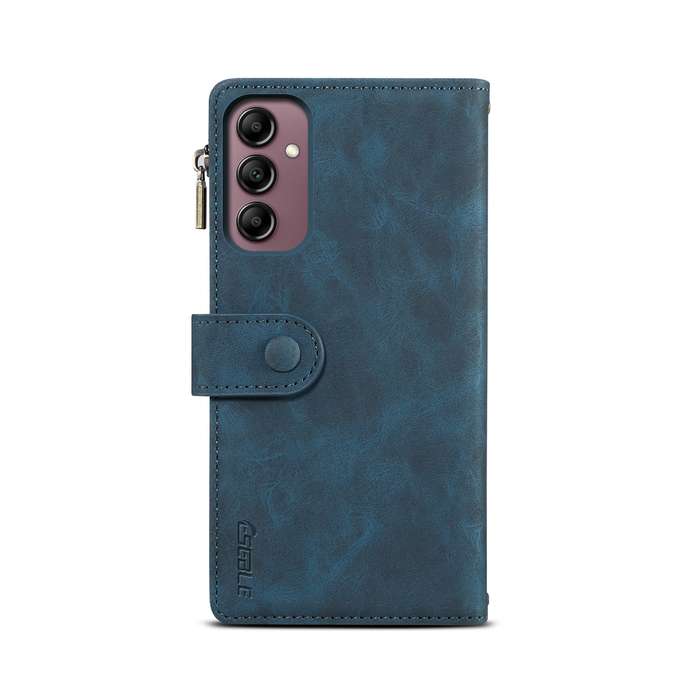 For Samsung Galaxy M35 5G ESEBLE Retro Frosted RFID Flip Leather Phone Case(Dark Green)