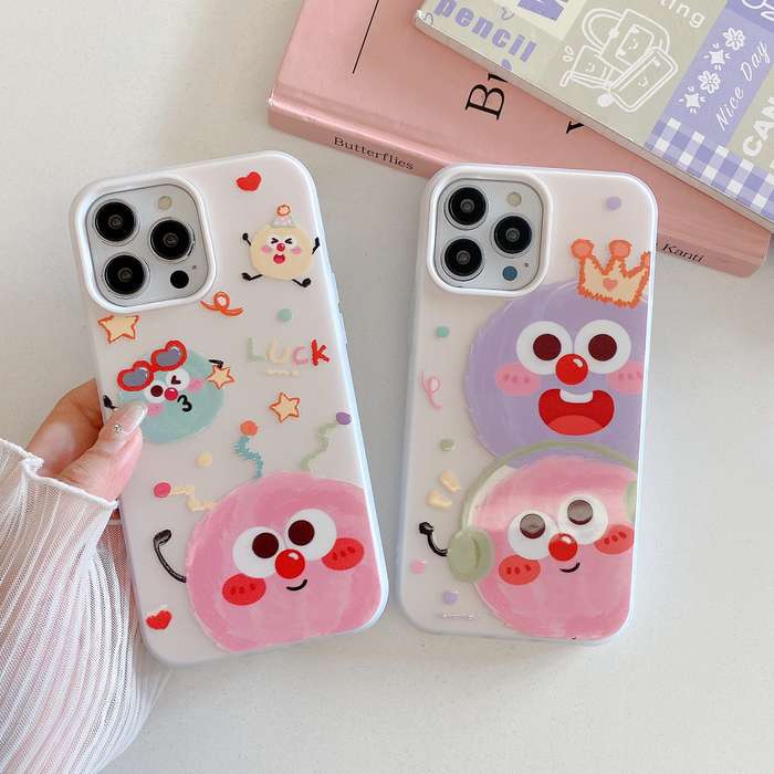 For iPhone 15 Pro Max Jelly 2 in 1 TPU Hybrid PC Phone Case(Lucky Monster)