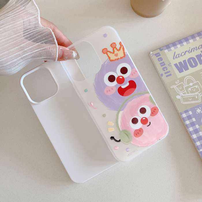 For iPhone 15 Pro Max Jelly 2 in 1 TPU Hybrid PC Phone Case(Lucky Monster)