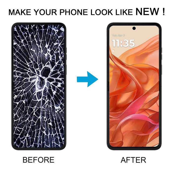 For Motorola Razr 50 Original Foldable LTPO AMOLED LCD Screen with Digitizer Full Assembly