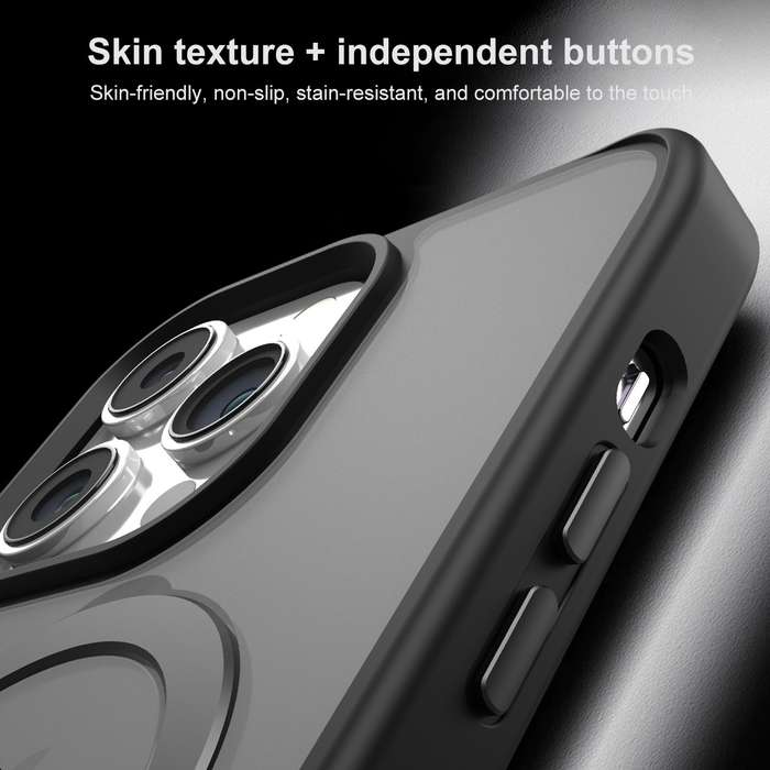 For iPhone 12 Pro 360 Degree Rotating MagSafe Magnetic Bracket Frosted Phone Case(Royal Blue)