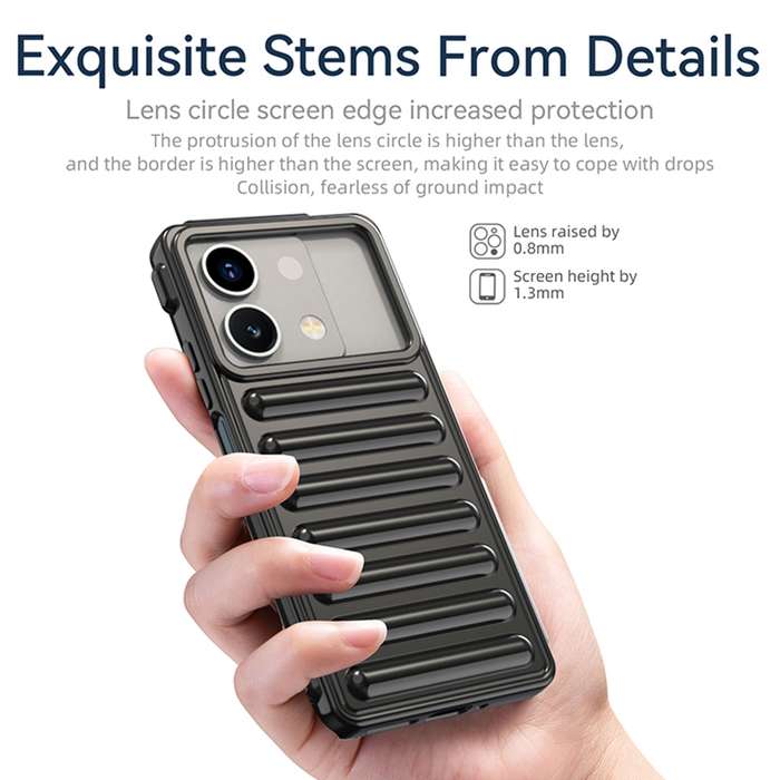 For Redmi 13R Capsule Series Candy Color TPU Phone Case(Orange)
