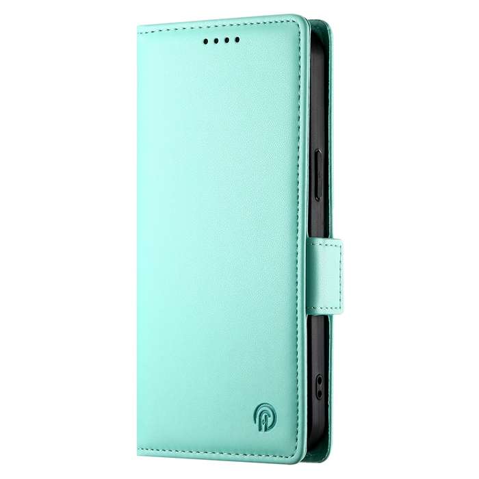 For Redmi 14C 4G Side Buckle Magnetic Frosted Leather Phone Case(Rose Gold)
