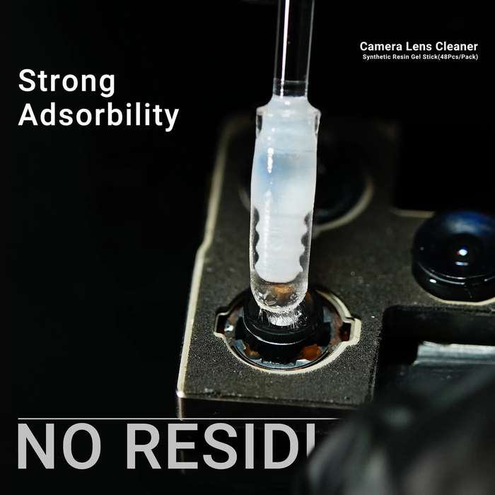 2UUL CL21 48pcs/box Camera Lens Dust Cleaning Synthetic Resin Gel Stick