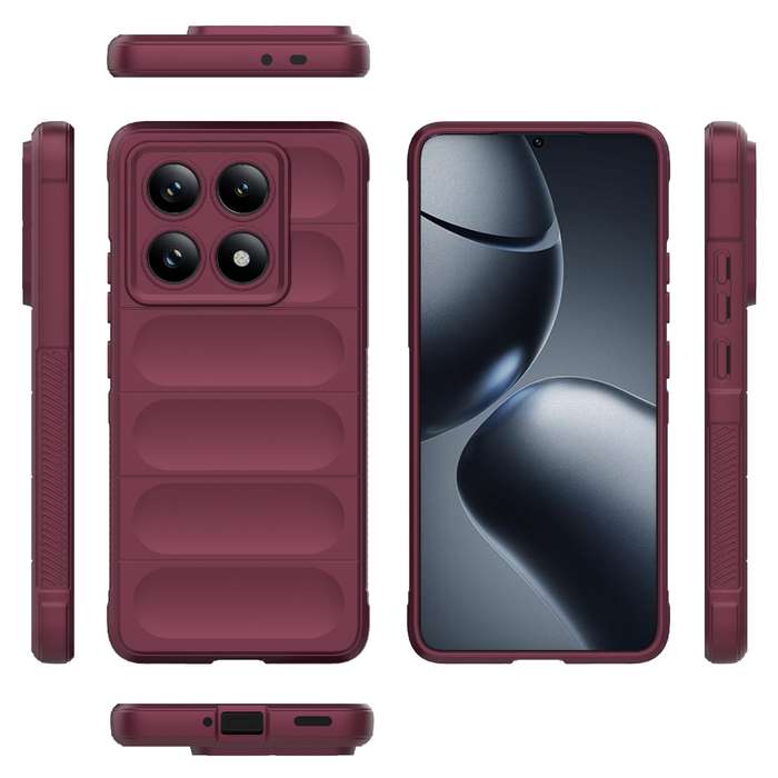 For Xiaomi 14T Pro 5G Global Magic Shield TPU + Flannel Phone Case(Black)
