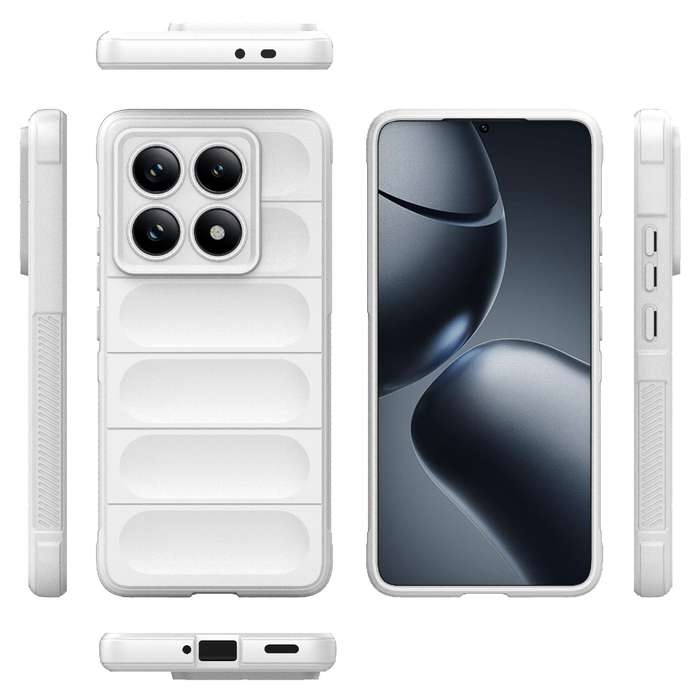 For Xiaomi 14T Pro 5G Global Magic Shield TPU + Flannel Phone Case(Black)