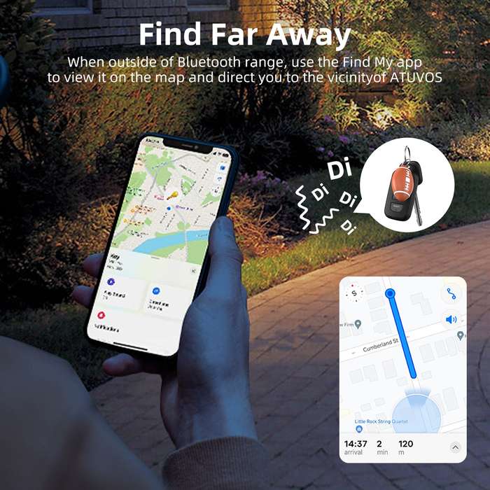 F6 Rugby Shape Global Location Tracker Anti-lost Device(Brown)
