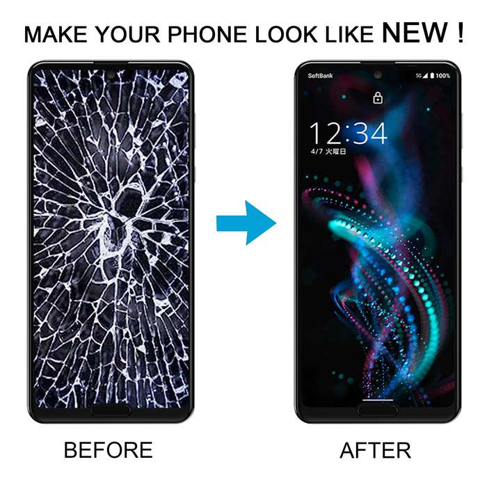 For Sharp Aquos R5G Original LCD Screen With Digitizer Full Assembly
