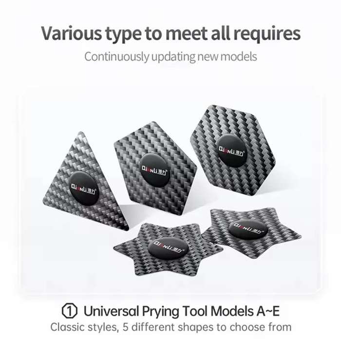 Qianli High Toughness Multifunctional Carbon Fiber Prying Tool Business Card Shaped