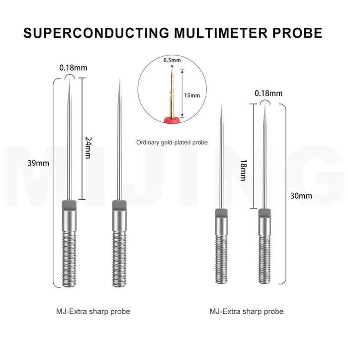 Mijing BX-12 2000V / 20A Multifunctional Stainless Steel Superconducting Multimeter Probe