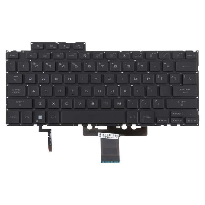 US Version Backlit Laptop Keyboard for Asus ROG Flow X13 GV302 2023 GV302XV GV302XU(Black)