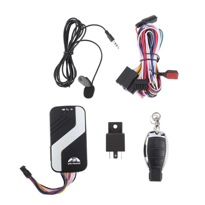 TK403D Car 4G GPS Bluetooth Satellite Locator Tracker, with Remote Control(Black)