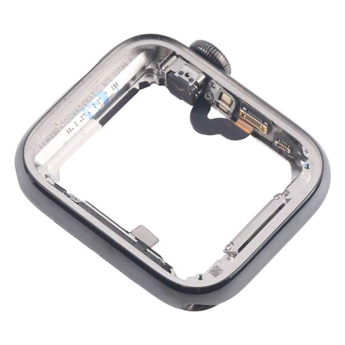 For Apple Watch Series 5 40mm LTE Graphite Steel Middle Frame Bezel Plate with Crown Spin Axis Flex