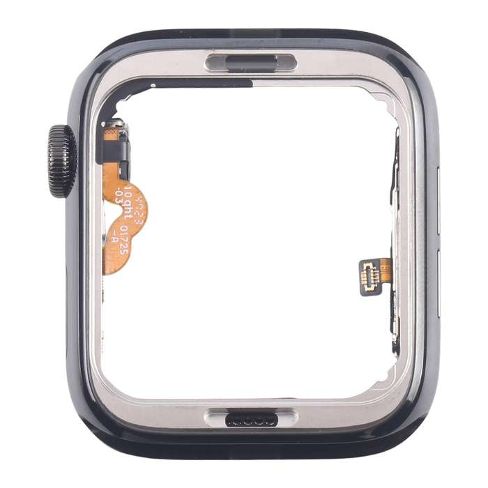 For Apple Watch Series 4 40mm LTE Graphite Steel Middle Frame Bezel Plate with Crown Spin Axis Flex