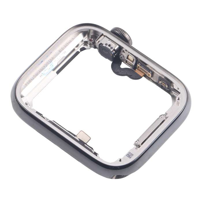 For Apple Watch Series 4 40mm LTE Graphite Steel Middle Frame Bezel Plate with Crown Spin Axis Flex