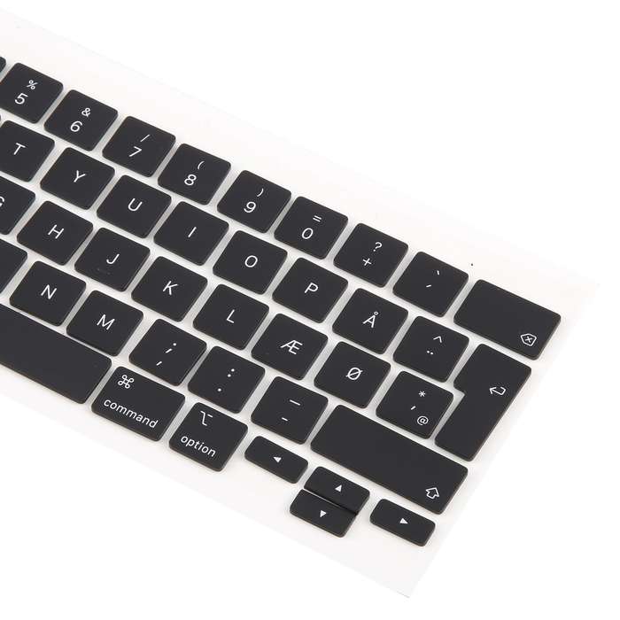 For MacBook A2251 A2289 A2238 A2338 10pcs UK Big Enter Version Keycaps, Language:Denmark