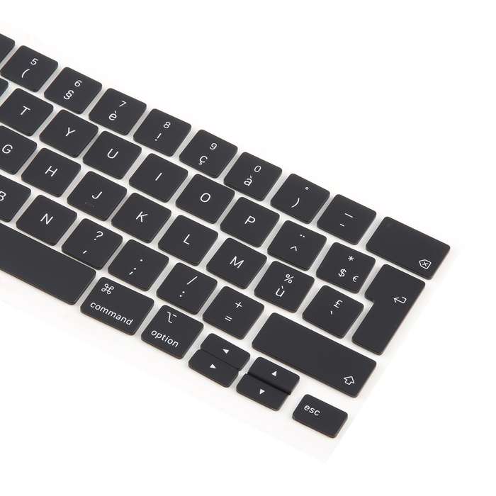 For MacBook A2251 A2289 A2238 A2338 10pcs UK Big Enter Version Keycaps, Language:French