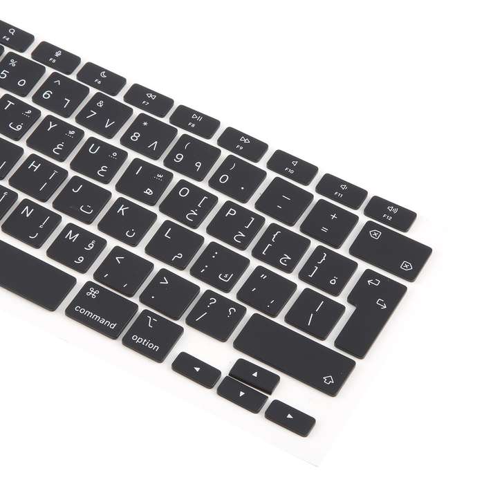 For MacBook A2337 10pcs UK Big Enter Version Keycaps, Language:Arabic