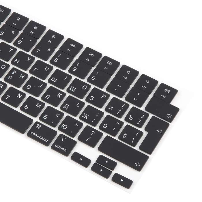 For MacBook A2681 A2941 A3113 A3114 UK Big Enter Version Keycaps, Language:Russian