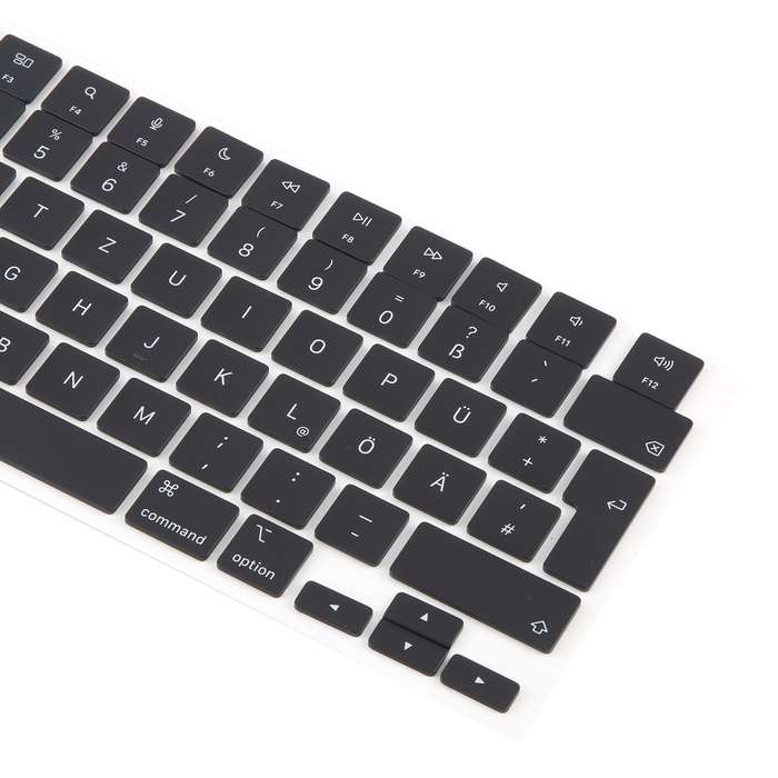 For MacBook A2681 A2941 A3113 A3114 10pcs UK Big Enter Version Keycaps, Language:German