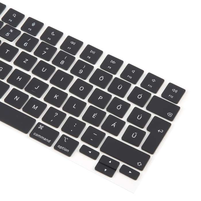 For MacBook A2681 A2941 A3113 A3114 10pcs UK Big Enter Version Keycaps, Language:Hungary