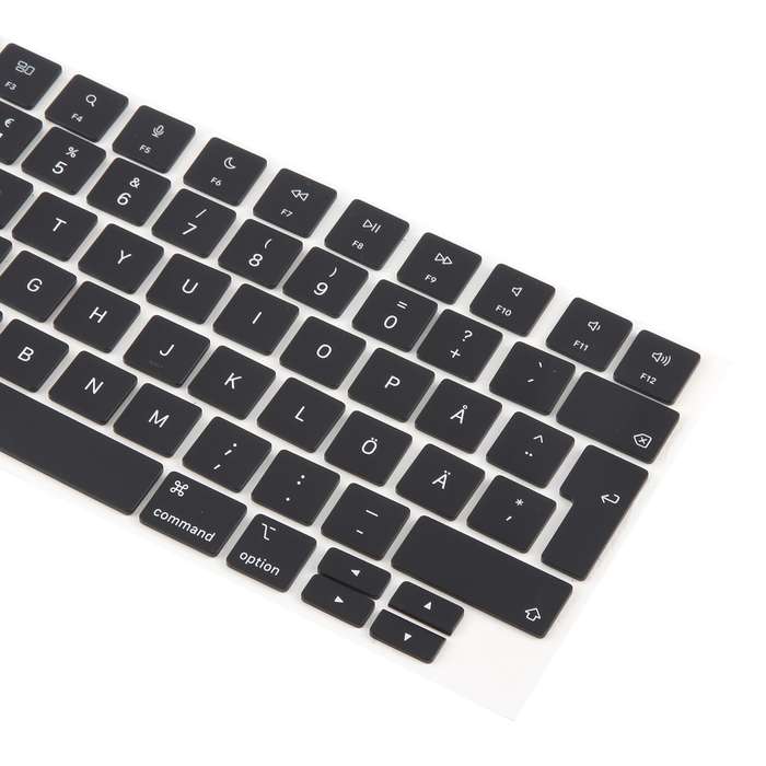 For MacBook A2442 A2485 A2779 A2780 A2991 A2992 A2918 UK Big Enter Version Keycaps, Language:Sweden