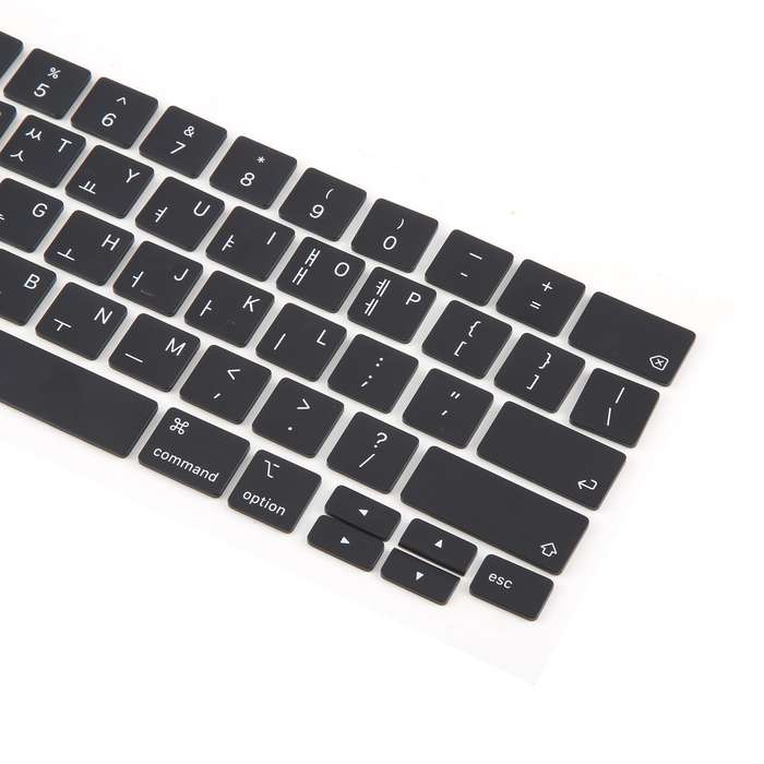 For MacBook A2251 A2289 A2238 A2338 US Small Enter Version Keycaps, Language:Korean