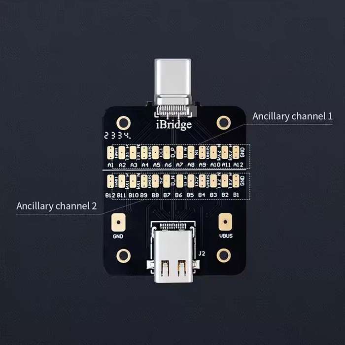 QianLi iBridge Tail Plug Charging DNDP Detection Epitaxial Board, Model:8 Pin