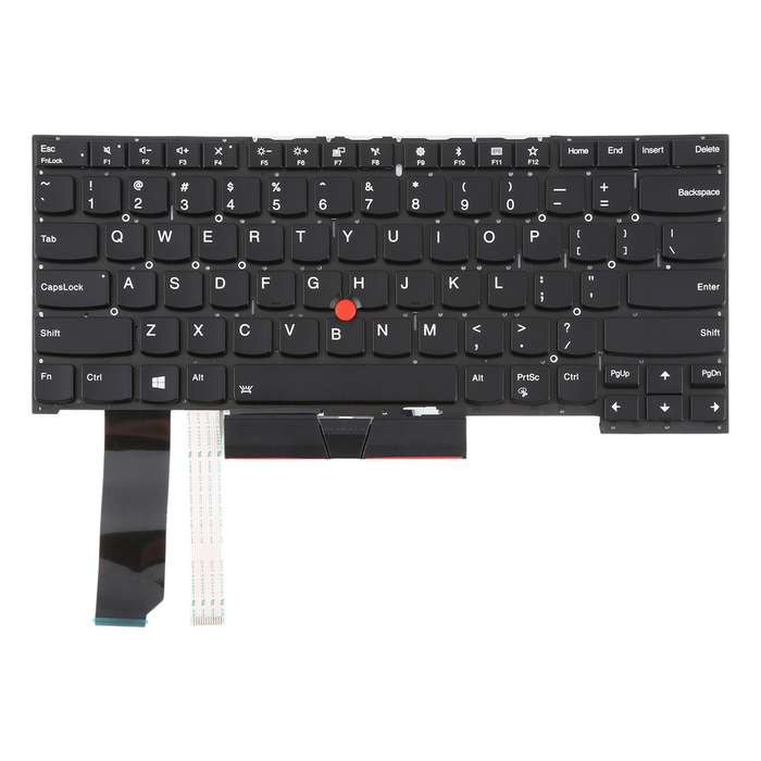 US Version Backlit Laptop Keyboard with Pointing for Lenovo Thinkpad E480 E485 E490 E495 E490S L380