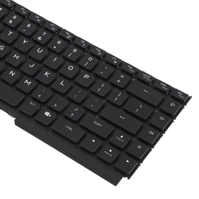 US Version Colorful Backlit Laptop Keyboard for DELL Alienware M15 R5 M15 R6 M15 R7(Black)