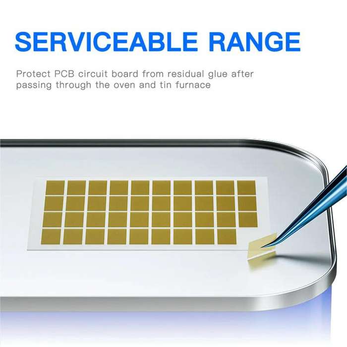 Mechanic 400 Degrees Celsius High-temperature Resistant PCB Battery Repair Tape, Size:20mm x 35m