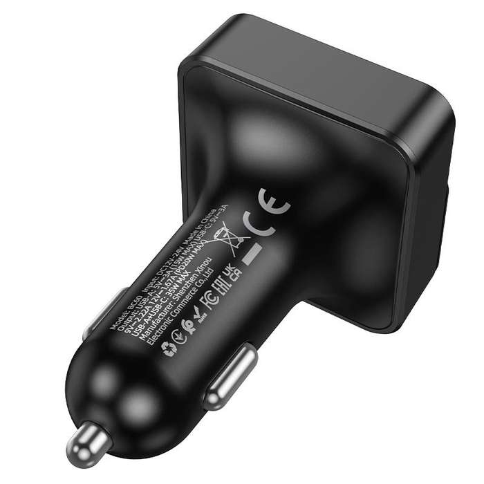 Borofone BC60 Hero 35W Car Bluetooth FM Transmitter(Black)