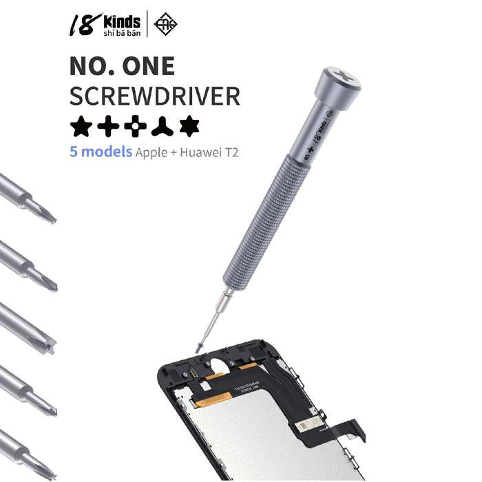 18 Kinds Precision Magnetic Super Hard Screwdriver, Model:B Phillips