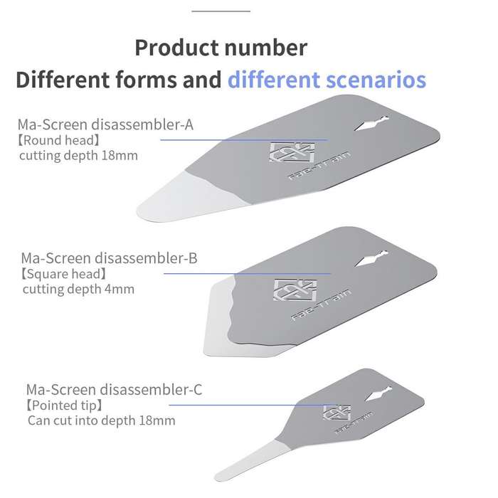18 Kinds Mach Screen Dismantling Chip, Model:Ma-A