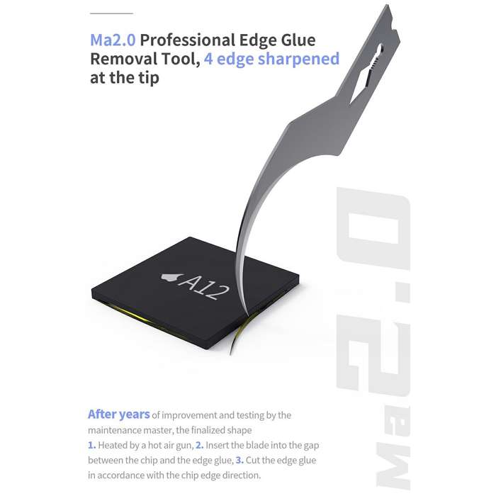 18 Kinds CPU NAND Chip Glue Removing Cleaning Repair Blades Kit