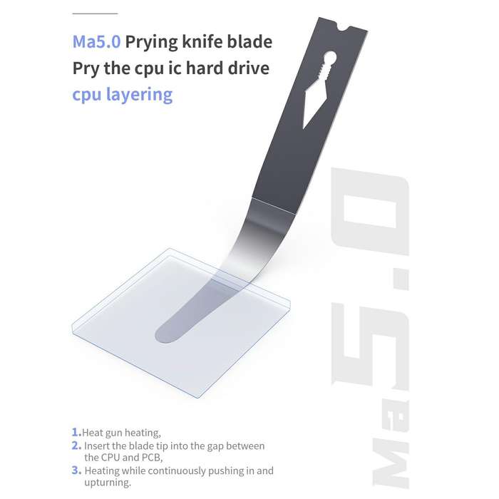 18 Kinds CPU NAND Chip Glue Removing Cleaning Repair Blades Kit