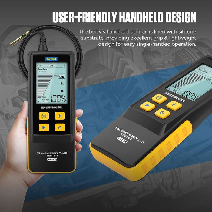 AUTOOL AS505 Car Gearbox Oil Test Detector Transmission Fluid Quality Diagnostic Tool(Black)