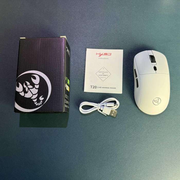 HXSJ T20 2.4GHz Rechargeable Wireless Mouse(White)