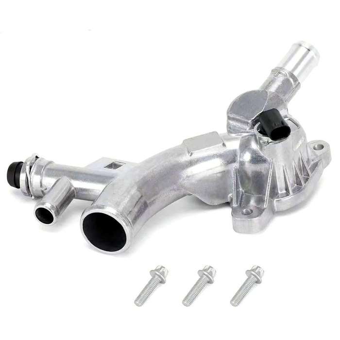 Car Thermostat Housing Water Pump Outlet for Buick / Chevrolet Cruze / Opel 25193922 55565334(Silver