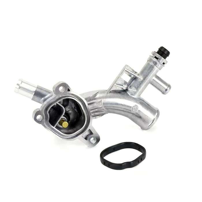 Car Thermostat Housing Water Pump Outlet for Buick / Chevrolet Cruze / Opel 25193922 55565334(Silver