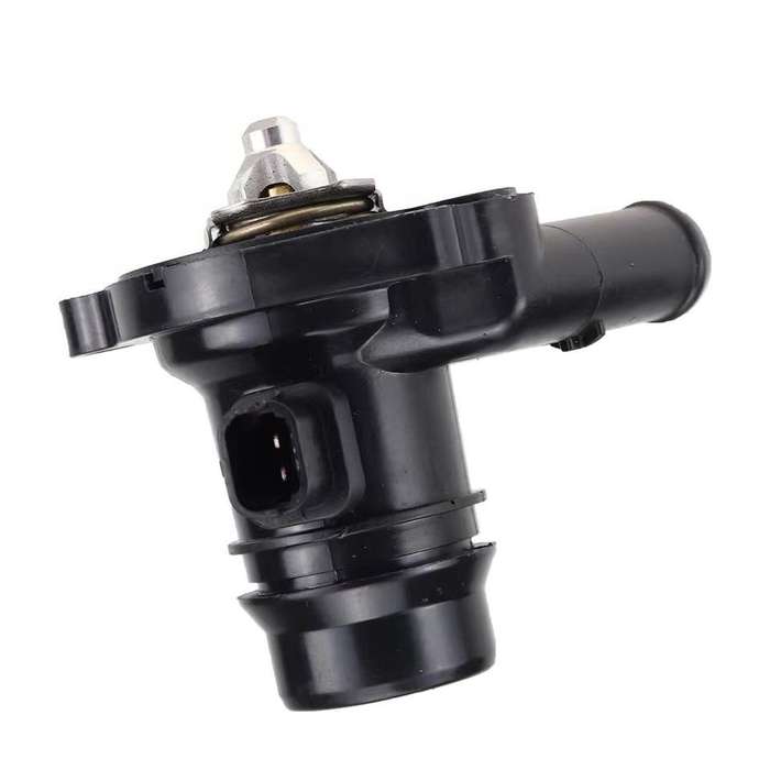 Car Thermostat Housing Water Pump Outlet for Chevrolet Cruze 55593034 55579010(Black)