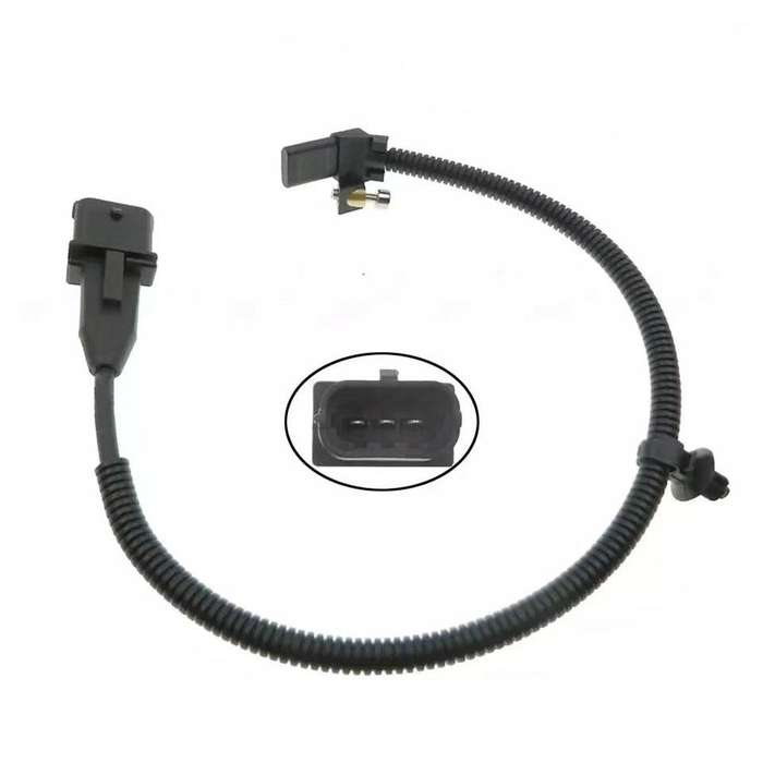 Car Crankshaft Position Sensor for Chevrolet Cruze 55567243 55555806(Black)